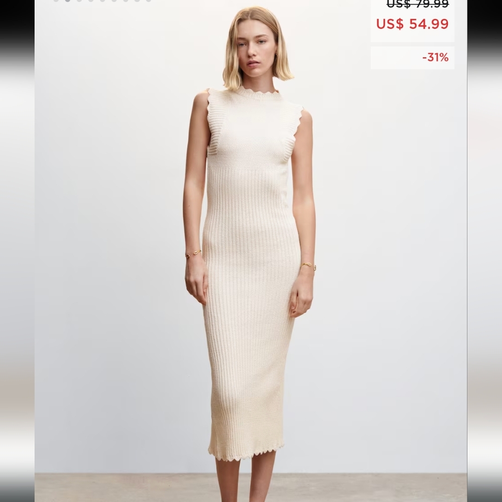 Mango knit dress